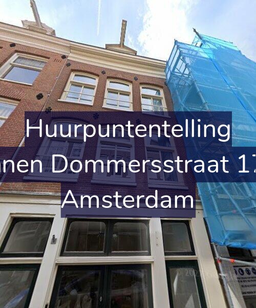 Foto gevel Huurpuntentelling voor Binnen Dommersstraat 17-1, Amsterdam