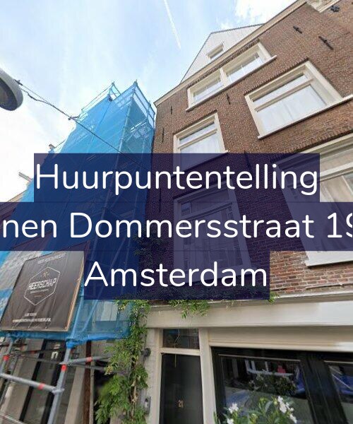 Foto gevel Huurpuntentelling voor Binnen Dommersstraat 19-C, Amsterdam