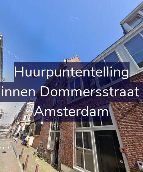 Foto gevel Huurpuntentelling voor Binnen Dommersstraat 1, Amsterdam