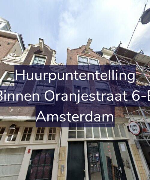 Foto gevel Huurpuntentelling voor Binnen Oranjestraat 6-B, Amsterdam