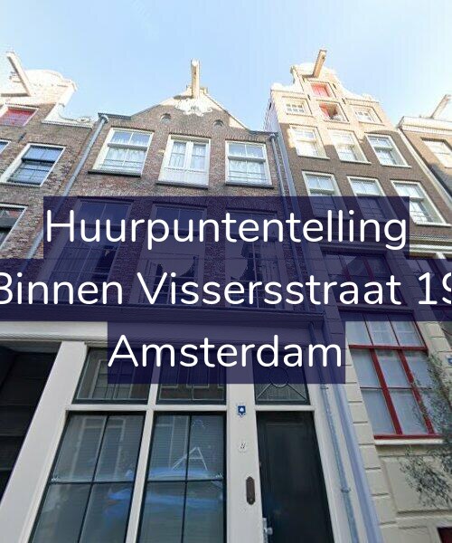 Foto gevel Huurpuntentelling voor Binnen Vissersstraat 19, Amsterdam