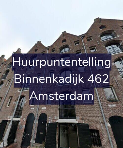Foto gevel Huurpuntentelling voor Binnenkadijk 462, Amsterdam