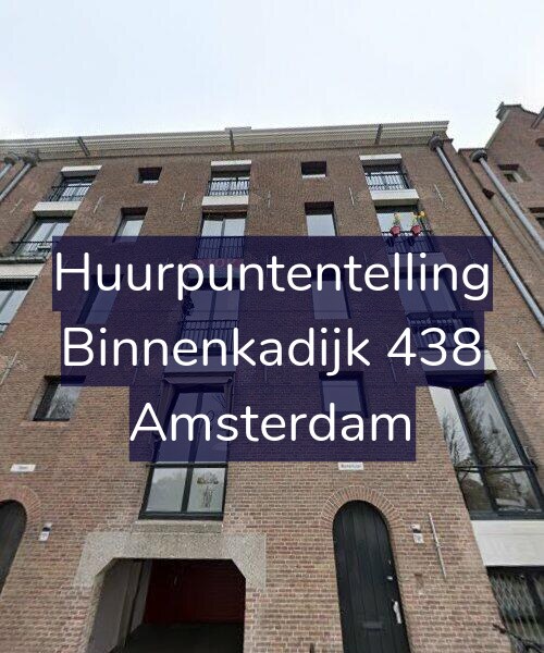 Foto gevel Huurpuntentelling voor Binnenkadijk 438, Amsterdam