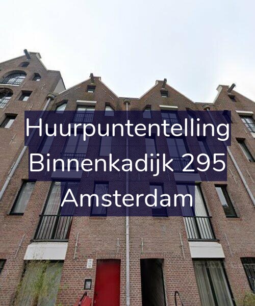 Foto gevel Huurpuntentelling voor Binnenkadijk 295, Amsterdam