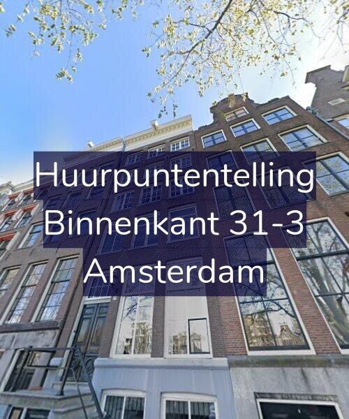 Foto gevel Huurpuntentelling voor Binnenkant 31-3, Amsterdam