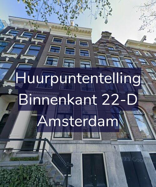 Foto gevel Huurpuntentelling voor Binnenkant 22-D, Amsterdam