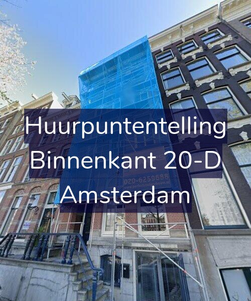 Foto gevel Huurpuntentelling voor Binnenkant 20-D, Amsterdam