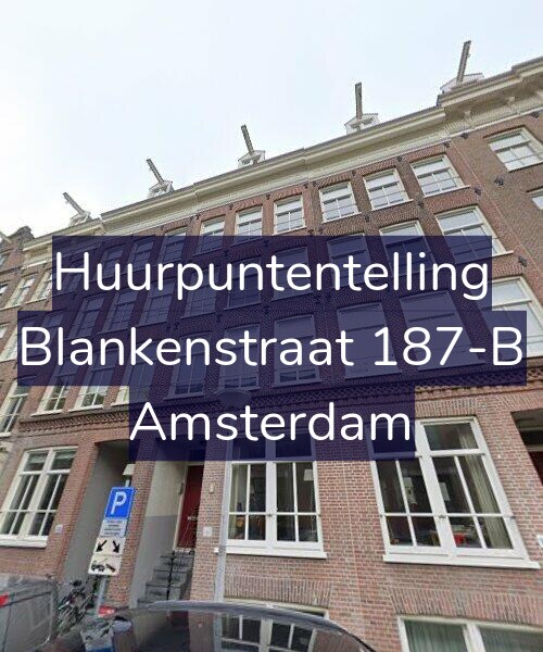 Foto gevel Huurpuntentelling voor Blankenstraat 187-B, Amsterdam