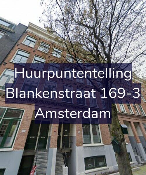 Foto gevel Huurpuntentelling voor Blankenstraat 169-3, Amsterdam