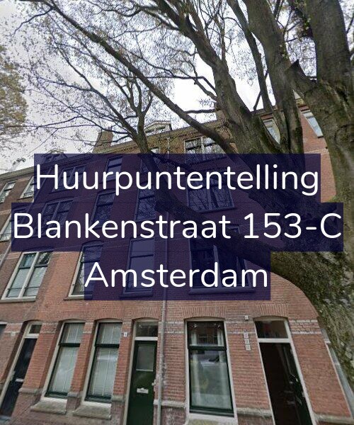 Foto gevel Huurpuntentelling voor Blankenstraat 153-C, Amsterdam