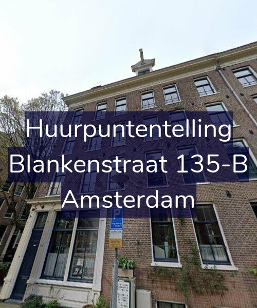 Foto gevel Huurpuntentelling voor Blankenstraat 135-B, Amsterdam