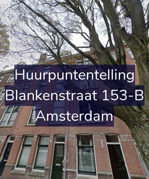 Foto gevel Huurpuntentelling voor Blankenstraat 153-B, Amsterdam