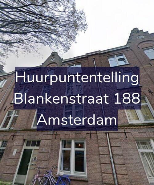 Foto gevel Huurpuntentelling voor Blankenstraat 188, Amsterdam
