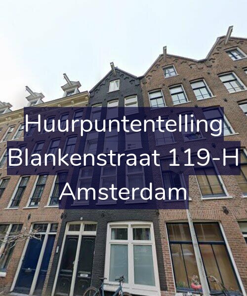 Foto gevel Huurpuntentelling voor Blankenstraat 119-H, Amsterdam