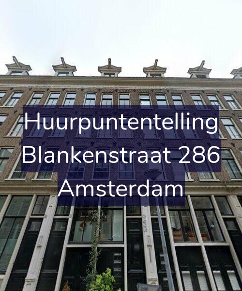 Foto gevel Huurpuntentelling voor Blankenstraat 286, Amsterdam