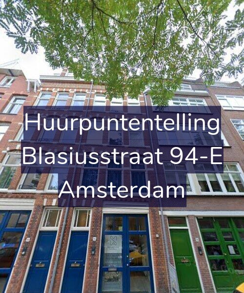 Foto gevel Huurpuntentelling voor Blasiusstraat 94-E, Amsterdam