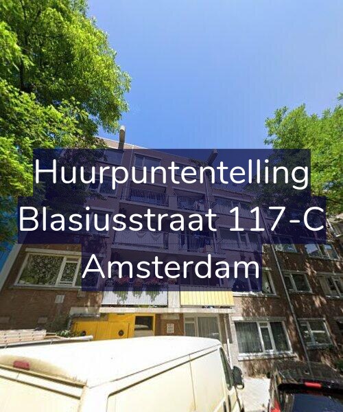 Foto gevel Huurpuntentelling voor Blasiusstraat 117-C, Amsterdam