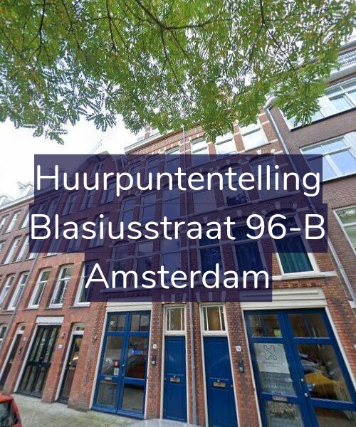 Foto gevel Huurpuntentelling voor Blasiusstraat 96-B, Amsterdam