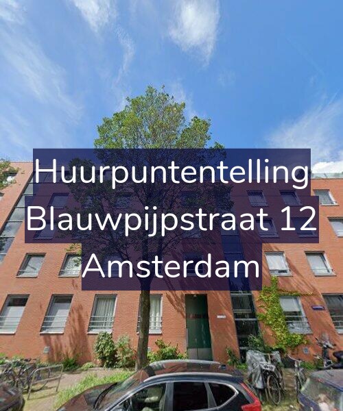 Foto gevel Huurpuntentelling voor Blauwpijpstraat 12, Amsterdam