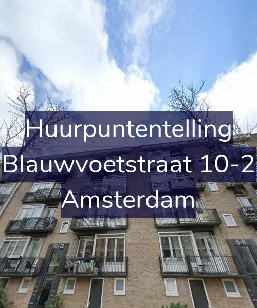 Foto gevel Huurpuntentelling voor Blauwvoetstraat 10-2, Amsterdam