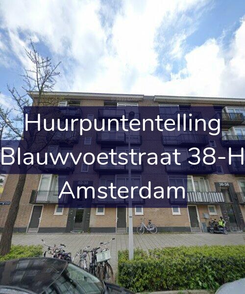 Foto gevel Huurpuntentelling voor Blauwvoetstraat 38-H, Amsterdam