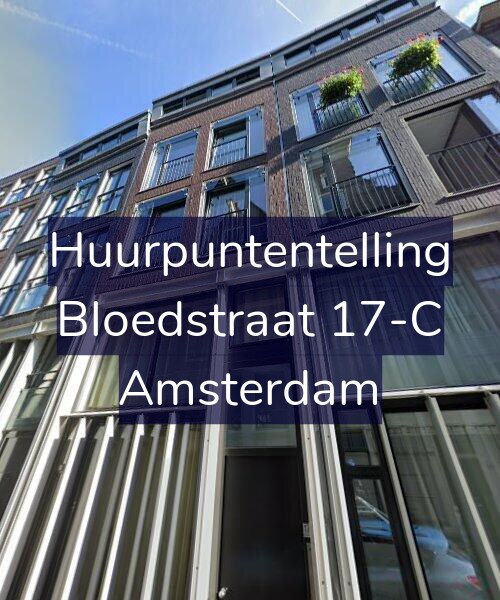 Foto gevel Huurpuntentelling voor Bloedstraat 17-C, Amsterdam