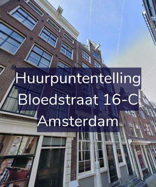 Foto gevel Huurpuntentelling voor Bloedstraat 16-C, Amsterdam