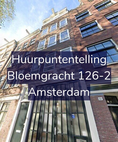 Foto gevel Huurpuntentelling voor Bloemgracht 126-2, Amsterdam
