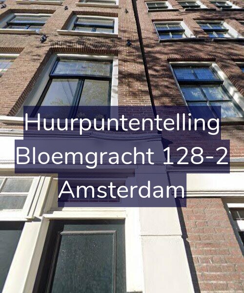 Foto gevel Huurpuntentelling voor Bloemgracht 128-2, Amsterdam