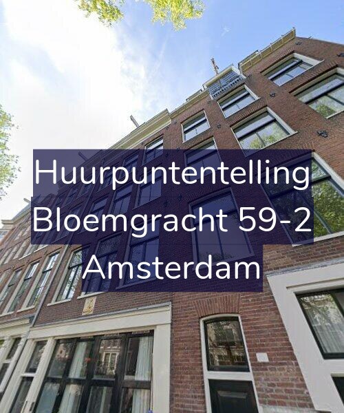 Foto gevel Huurpuntentelling voor Bloemgracht 59-2, Amsterdam