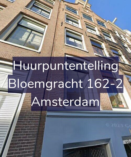 Foto gevel Huurpuntentelling voor Bloemgracht 162-2, Amsterdam