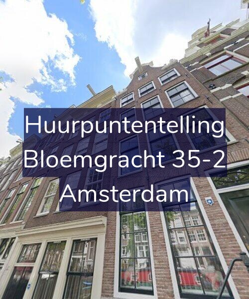 Foto gevel Huurpuntentelling voor Bloemgracht 35-2, Amsterdam