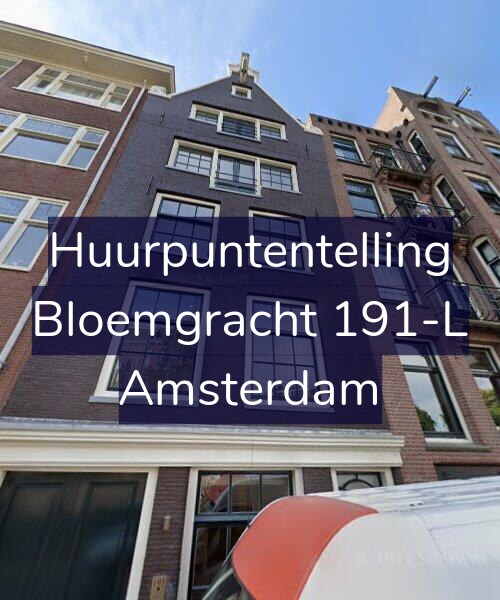 Foto gevel Huurpuntentelling voor Bloemgracht 191-L, Amsterdam