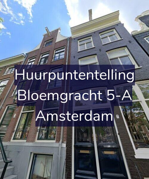 Foto gevel Huurpuntentelling voor Bloemgracht 5-A, Amsterdam