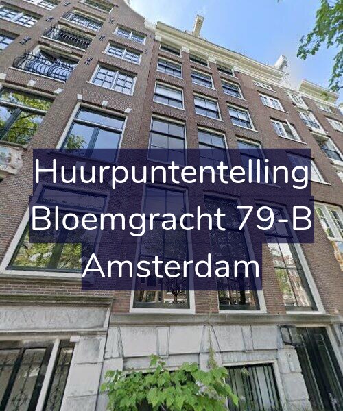 Foto gevel Huurpuntentelling voor Bloemgracht 79-B, Amsterdam