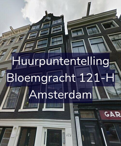Foto gevel Huurpuntentelling voor Bloemgracht 121-H, Amsterdam