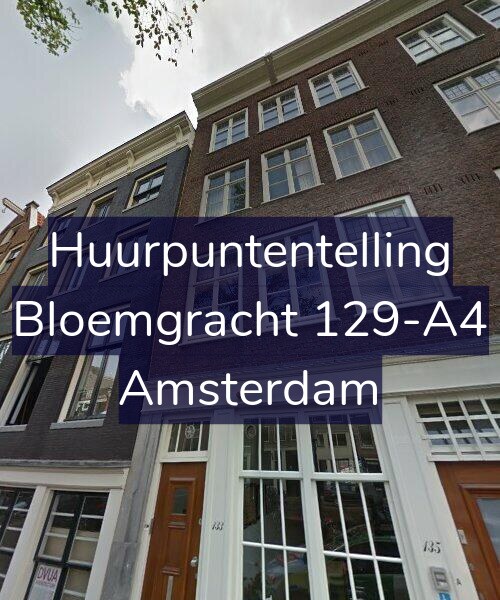 Foto gevel Huurpuntentelling voor Bloemgracht 129-A4, Amsterdam