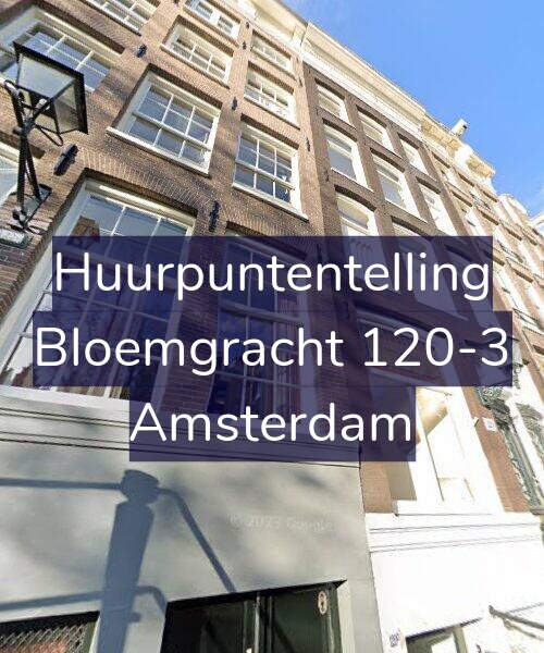 Foto gevel Huurpuntentelling voor Bloemgracht 120-3, Amsterdam