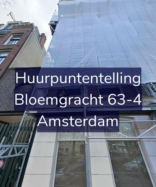 Foto gevel Huurpuntentelling voor Bloemgracht 63-4, Amsterdam