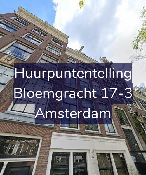Foto gevel Huurpuntentelling voor Bloemgracht 17-3, Amsterdam