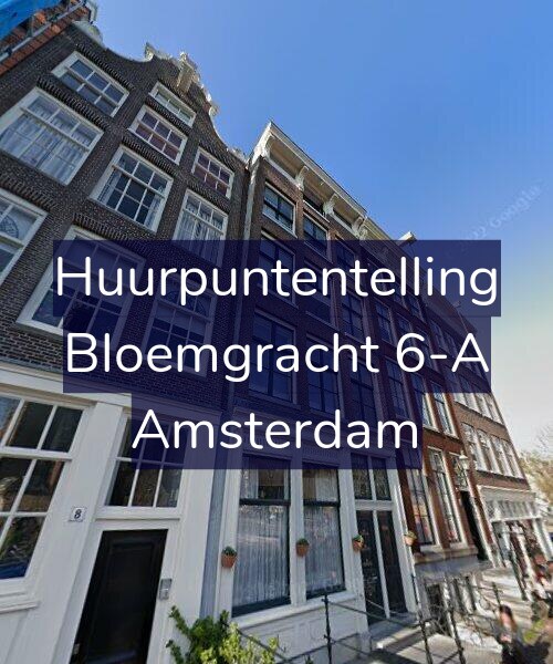 Foto gevel Huurpuntentelling voor Bloemgracht 6-A, Amsterdam