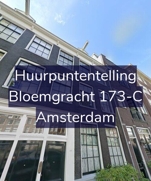 Foto gevel Huurpuntentelling voor Bloemgracht 173-C, Amsterdam