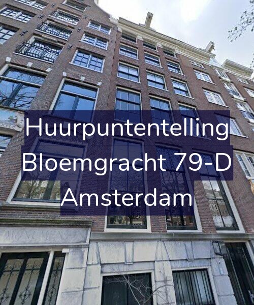 Foto gevel Huurpuntentelling voor Bloemgracht 79-D, Amsterdam