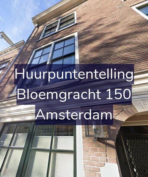 Foto gevel Huurpuntentelling voor Bloemgracht 150, Amsterdam