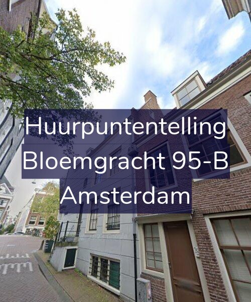 Foto gevel Huurpuntentelling voor Bloemgracht 95-B, Amsterdam