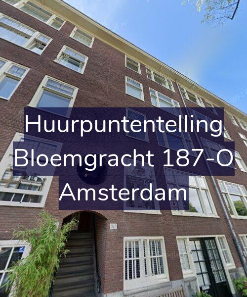 Foto gevel Huurpuntentelling voor Bloemgracht 187-O, Amsterdam