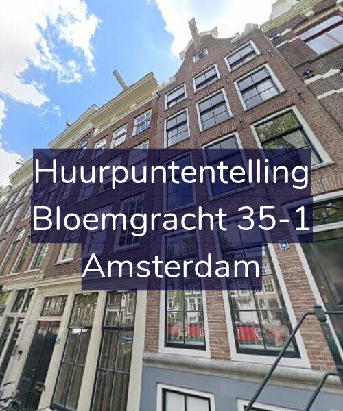 Foto gevel Huurpuntentelling voor Bloemgracht 35-1, Amsterdam
