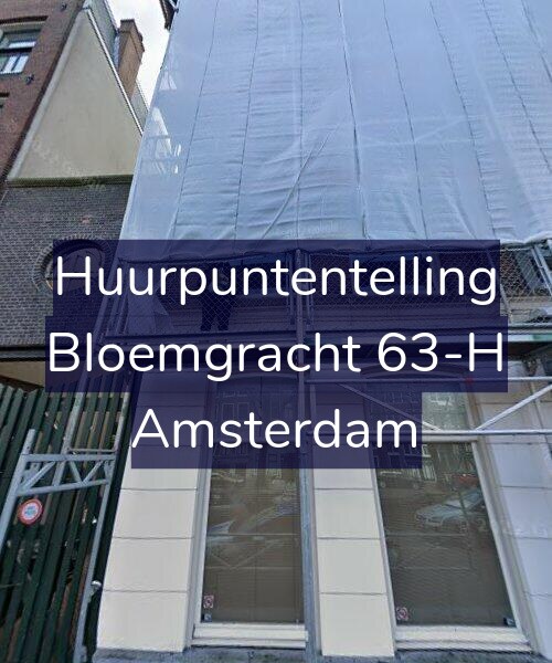 Foto gevel Huurpuntentelling voor Bloemgracht 63-H, Amsterdam