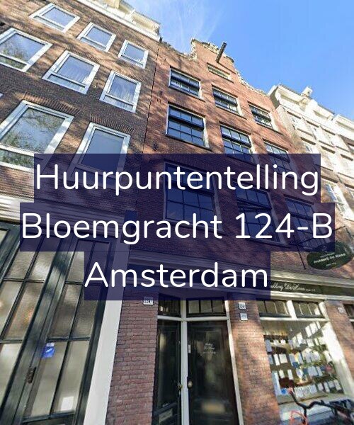 Foto gevel Huurpuntentelling voor Bloemgracht 124-B, Amsterdam