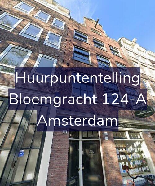 Foto gevel Huurpuntentelling voor Bloemgracht 124-A, Amsterdam